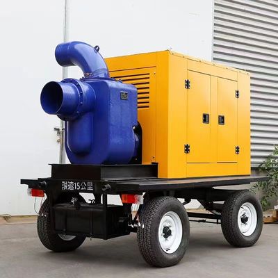 مجموعه موتور پمپ آب پمپ آب دیزل 12 اسب بخار با نصب آسان برای کنترل آب