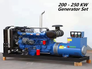 دیزل ژنراتور آبی 200 کیلووات مولد برق دینام Leroy Somer